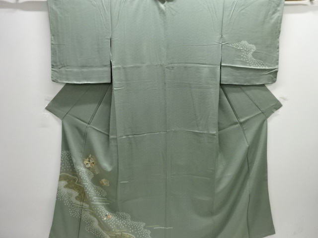 【逸品＊】秋草の訪問着　パールグレー　繻子　螺鈿　スモールサイズ　特価☆ 訪問着のおすすめ人気商品一覧 通販 - Yahoo!ショッピング